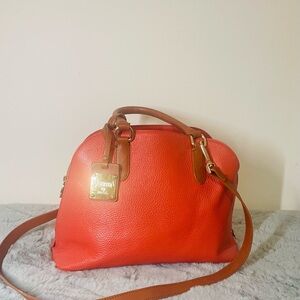 Valentina Vibrant Orange Satchel
